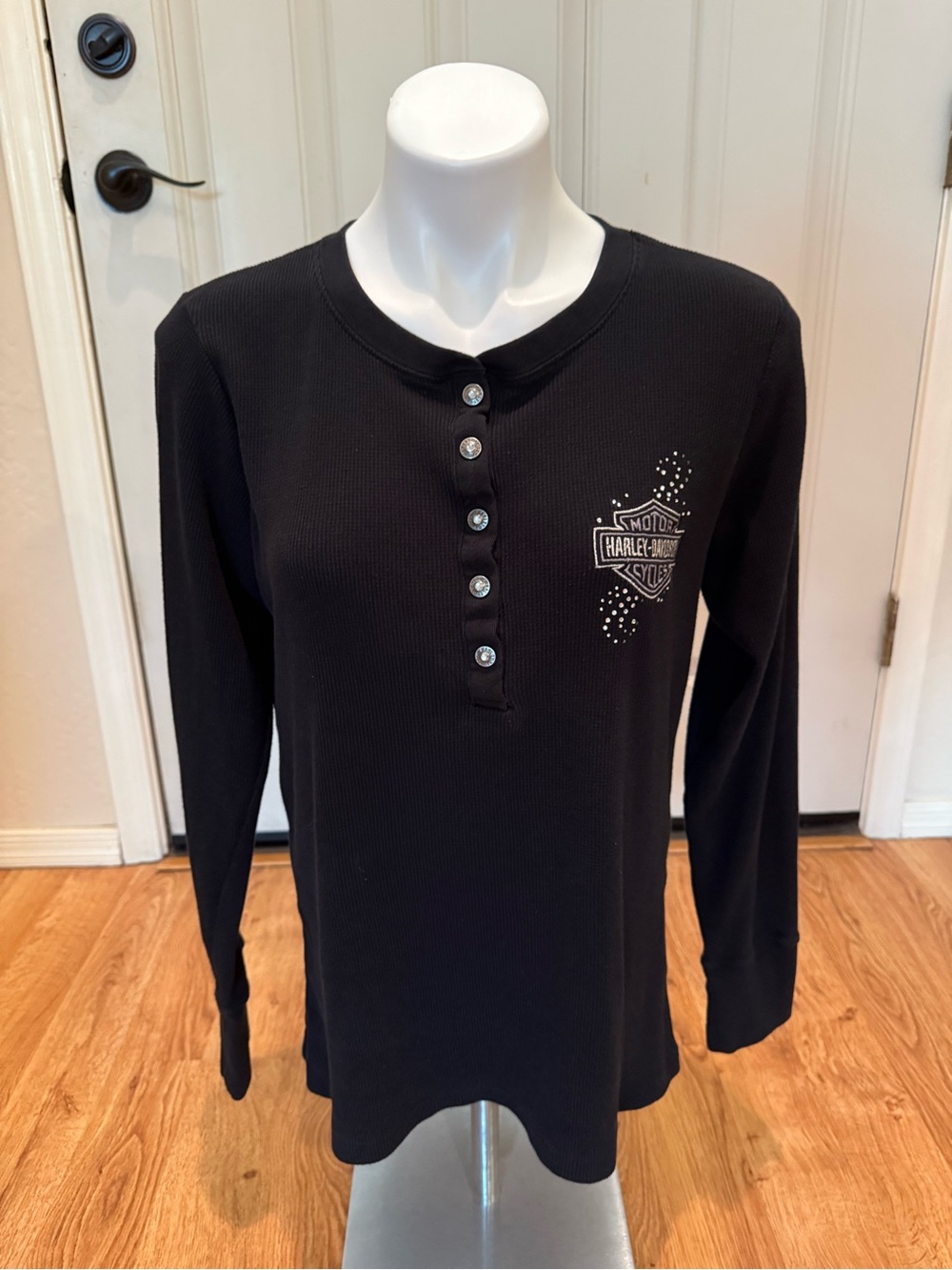 Women's Harley Davidson Henley Shirt
